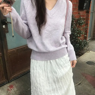 Affine V-Neck Knit