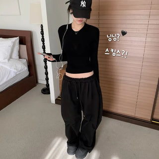 [Perfect Fit] Ningning Skin Fit Skims Basic Long Sleeve Inner Tee