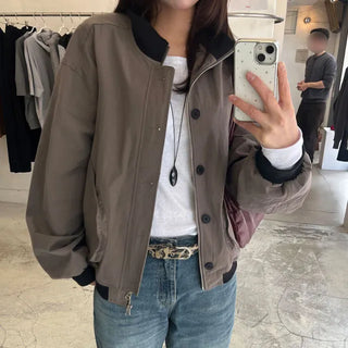 More Cotton Blouson Jacket 2 colors