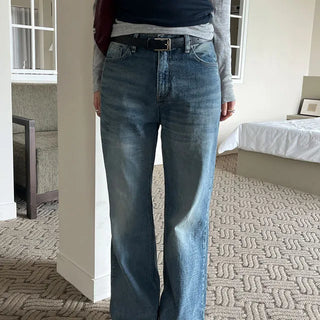 Boy's Semi-Bootcut Denim Pants S, M, L - 1 color