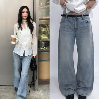 Orson Vintage Damaged Light Wash Denim Pants