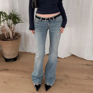 Cellod Low Denim Bootcut Pants