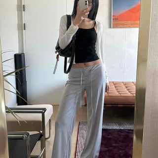 Street casual loose-fit wide pants