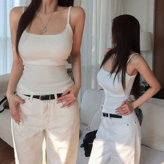 Dores Lace Sleeveless [Built-in Cup, Modal 37%]