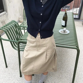 Pumpkin Cotton Skirt