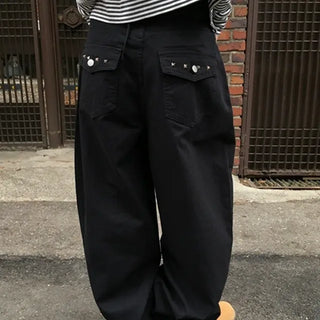 *Point* City Curved Cotton Pants