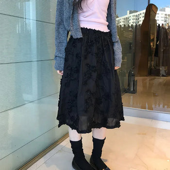 Ico Flower Midi Skirt