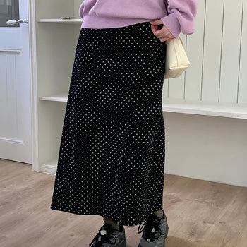 Hills Dot Long Skirt