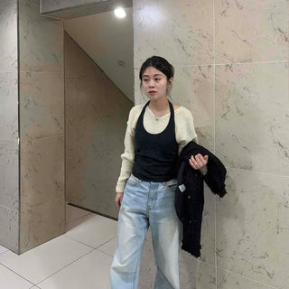 Daily Layered Round Halter Neck Sleeveless