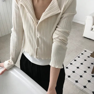 *Muand* Ellie Ribbed Cardigan