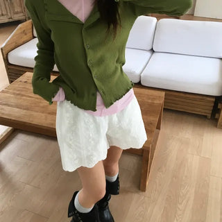 Fore Embroidered Shorts