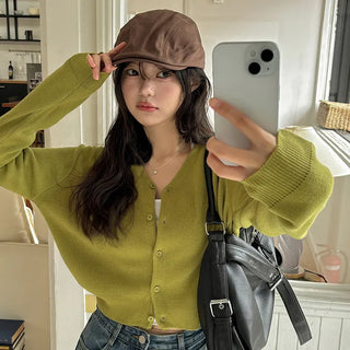 Enzo V-neck Knit Cardigan