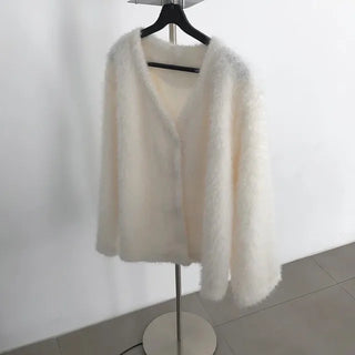 Puppy Boucle Spring/Autumn Cardigan