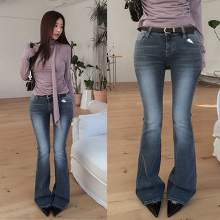 Billie & Low Denim Bootcut Pants [Hip Pads]