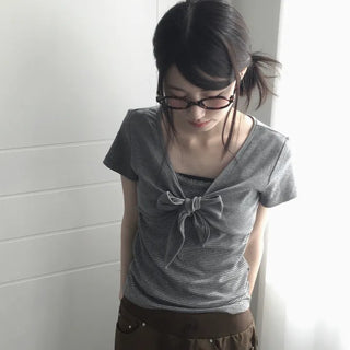 Peace Layered Stripe T-shirt