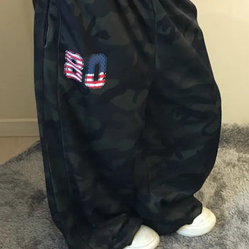 Camo 08 Wide Balloon pants