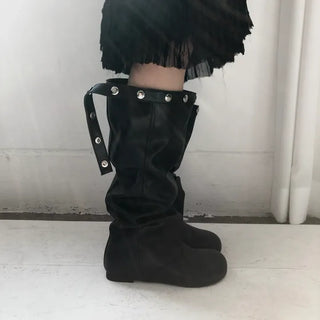 Wide Snap Boots