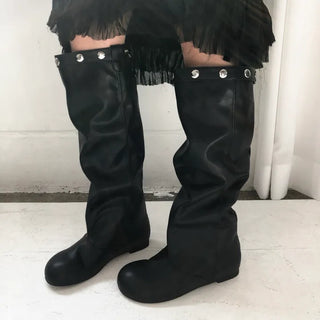 Wide Snap Boots
