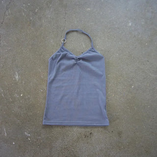 Silver Ring Halter Sleeveless