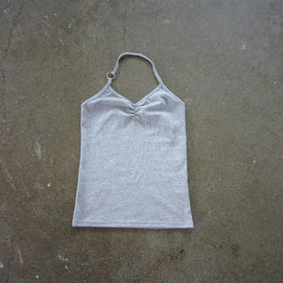 Silver Ring Halter Sleeveless