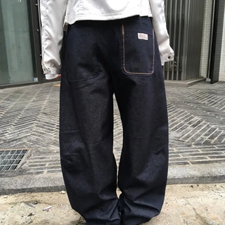 *Domestic/High Quality* Embroidered Non-Fade Balloon Denim
