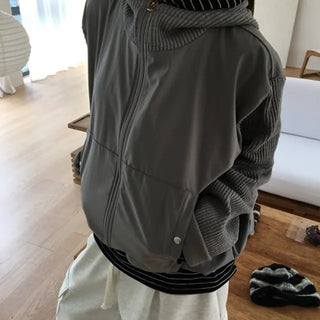 *Unisex* Muntz Nylon Zip-up Hoodie