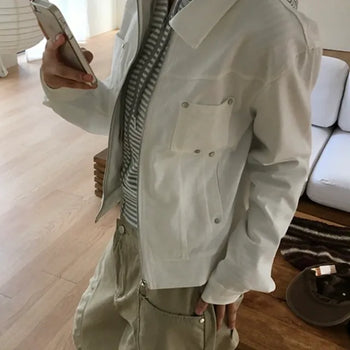 *High Demand* Rivet Cotton Jacket