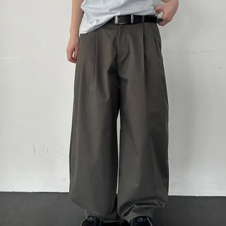 [UNISEX] NISEX Double-Pleat Slacks