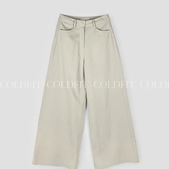 Flat wide pants
