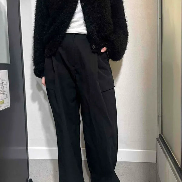 Cargo Pocket Wide Long Pants