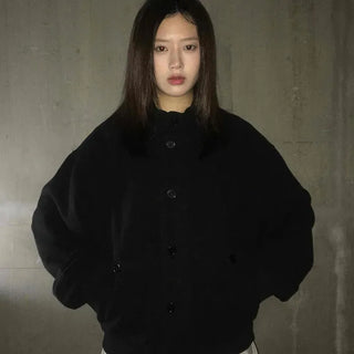 Button Short Oversized Jacket