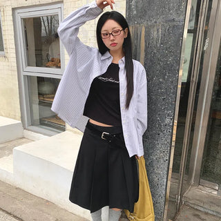 Kachi Midi Pleated Skirt