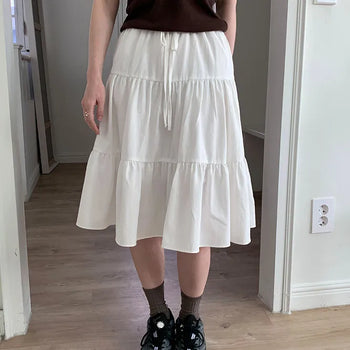 Display Frill Midi Skirt