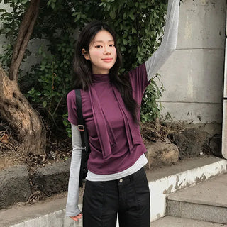 Coov Tie Layered Short Sleeve T-shirt