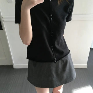 Mini Short Sleeve Cardigan