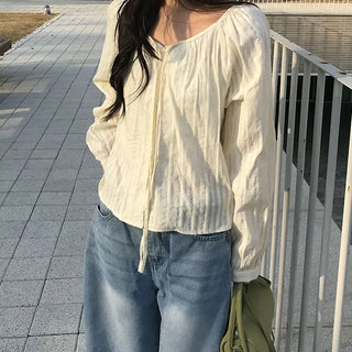 Shuni Punched Crochet Blouse