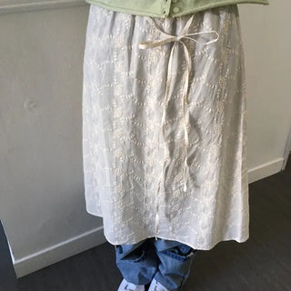 Flower Strap Skirt