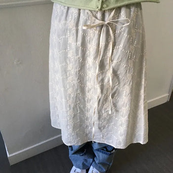Flower Strap Skirt