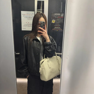 Ecru Cowhide Bag