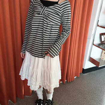 Bana striped ribbon t-shirt