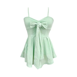 mint ribbon top