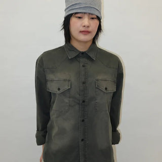 Brush Washed Western Shirt