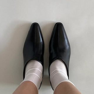 Roy Pointed Mule  Platform Sandals Mule Slippers Shoes