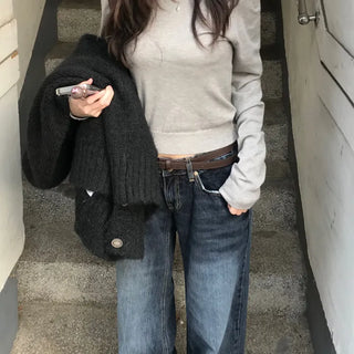 Carrie Off-Shoulder Knit (3 colors)