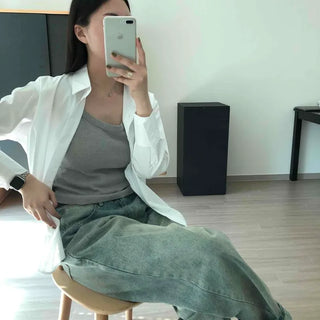 Basic Loose Fit Oversized Shirt