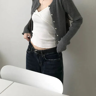 Rian Frill Cardigan (2 colors)