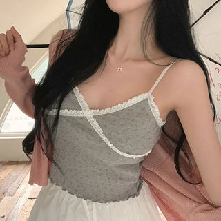 Laura Flower Pattern Lace Sleeveless
