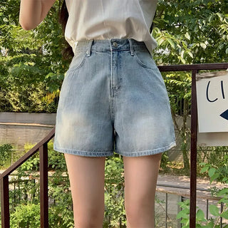 Newwood Denim Midi A-Line Pants