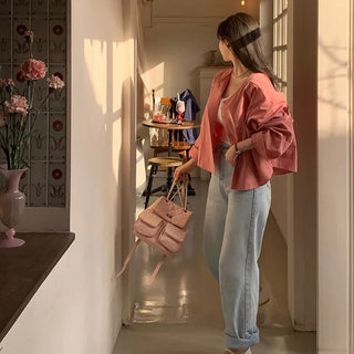 Notting Hill Collarless Cotton Shirt