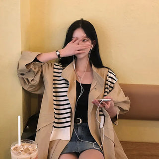 Croissant Long Fishtail Field Jacket